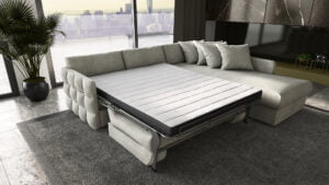 Λεπτομέρειες καναπέ κρεβάτι EASY SOFT CORNER