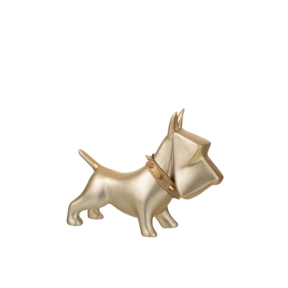 Dog Ceramic Gold Medium