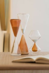 Λεπτομέρειες Hourglass Glass Ochre Large